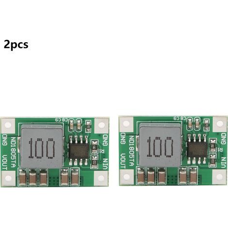 2Pcs Module Abaisseur de Tension ND1805TA - Convertisseur Buck 5-18V vers 3.3V/5V pour Moteurs et Arduino (1/5)