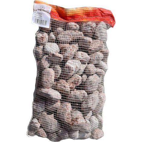 Paillage minéral Galet marbre rouge 40-60mm, sac 20kg - F-PAI071
