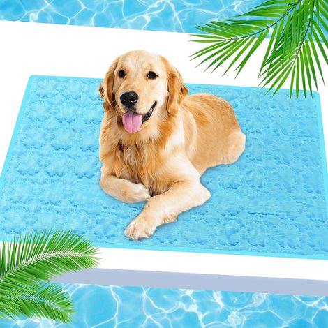 Tapis rafraîchissant pour chiens, 50 x 60 cm, tapis rafraîchissant, auto-rafraîchissant, tapis pour chiots, lavable, tapis rafraîchissant pour chiens et chats, auto-rafraîchissant, tapis rafraîchissan (1/5)