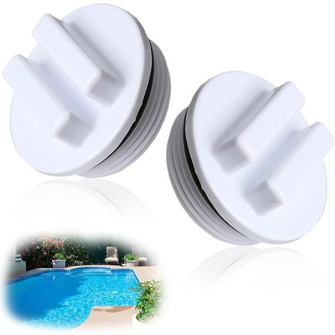 Ensemble De Bouchons De Piscine d'hiver (1 1/2") – Bouchon De Congélation pour Conduite De Retour, Clapet Skimmer Piscine, Capuchon d'hiver pour Fermer La Piscine en (1/2)