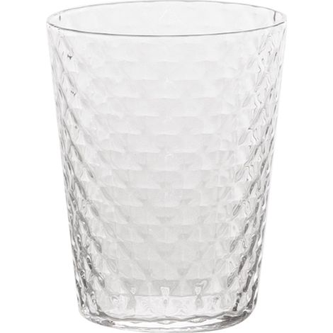 Zafferano Set 4 Bicchieri Tumbler Veneziano Mixology in Vetro Sonoro Superiore Trasparente 33 cl, Design Elegante Soffiato a Bocca Artigianale (1/3)