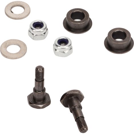 Vis de réglage de direction professionnelle 14 mm en acier inoxydable antirouille, vis de réglage de direction de rechange pour pièces de voiture RC, noire (1/5)