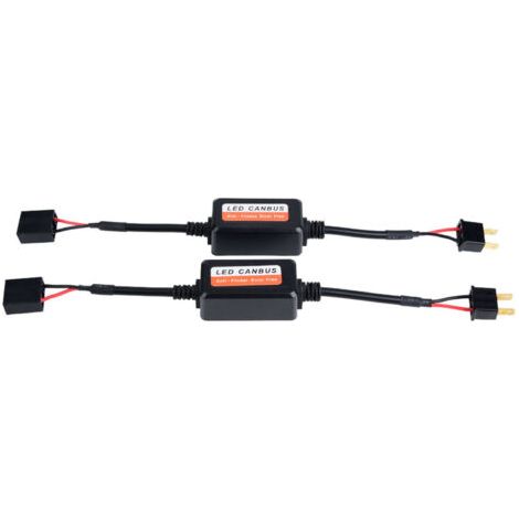 QORVA-Jeffergarden 2 pièces voiture LED phare décodeur Radio Audio Anti interférence erreur annuleur filtre pour H7 (1/5)