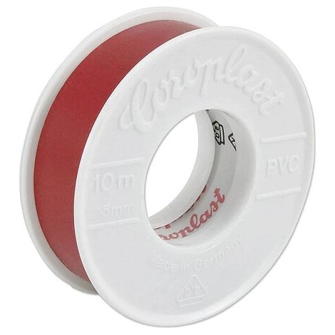 Coroplast Elektro-Isolierband - B 15 mm - L 10 m - Stärke 0,15 mm - Farbe rot - 1646