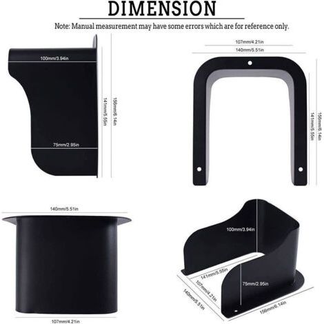 Boîte,De,Protection,Solaire,Pour,Sonnette,Extérieure,,Couvercle,métallique,étanche (1/4)