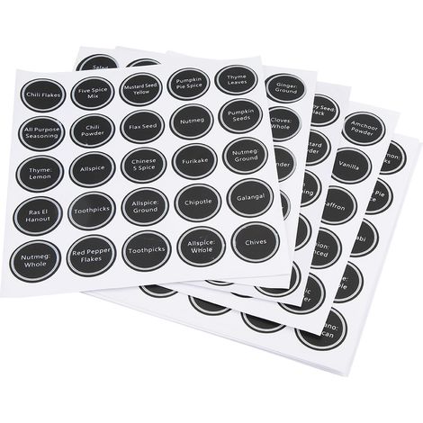 Étiquette Adhésive Pvc - Autocollant Écologique Pour Bouteille Et Poubelle - Identification Déchets - Lot De 13 Pièces (1/5)