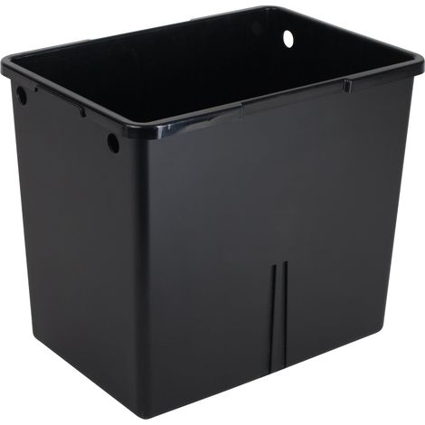 Hailo Bio-Eimer 4l aus Kunststoff schwarz für Öko Vario XL