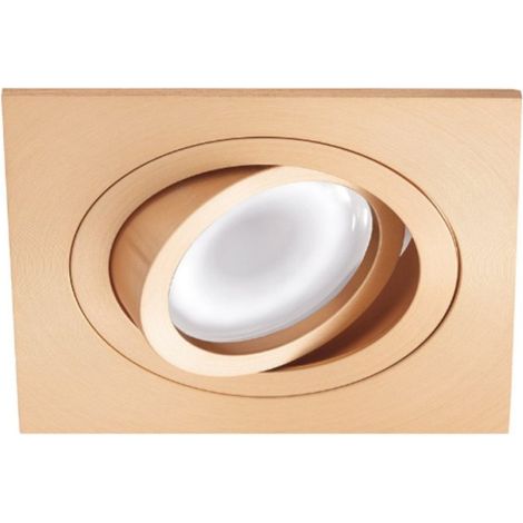 Faretto incasso gea led gfa043 gu10 led orientabile alluminio classico