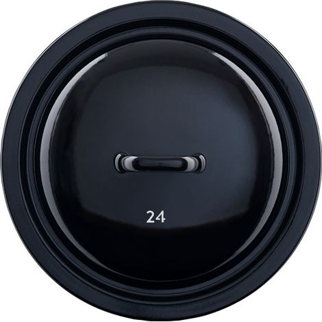 Riess Couvercle Classic nains Ø24cm noir émail