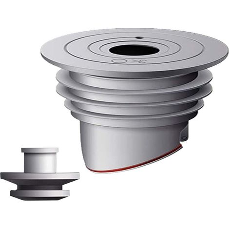 Joint de tuyau de vidange pour machine à laver, joint d'étanchéité pour tuyau d'évacuation des eaux usées, polyvalent et anti-odeurs (1/5)