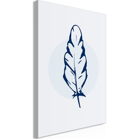 Immagine - Piuma blu (1 parte) verticale (1/3)