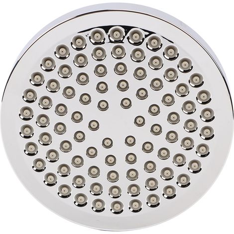 Pommeau de douche rond pression de pour salle de bain finition chromée pour la maison 6 pouces (1/5)