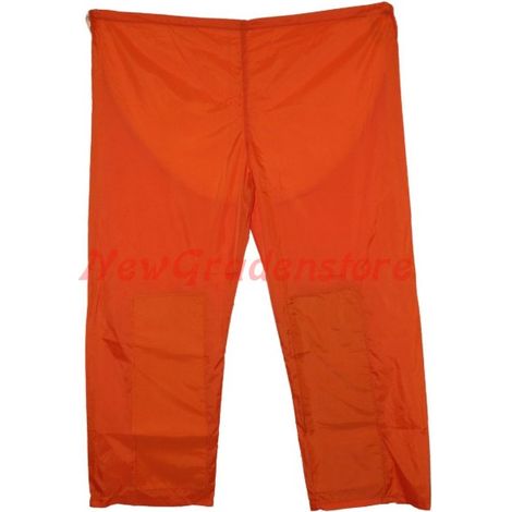 Copripantalone protettivo da giardinaggio colore arancione taglia XL
