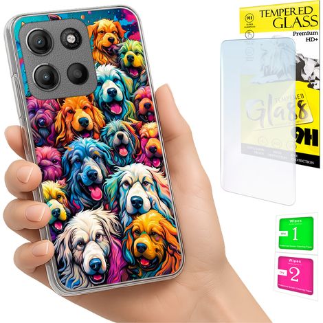 Funda para Motorola Moto G15 Photo, parte trasera de Psy + cristal (1/5)