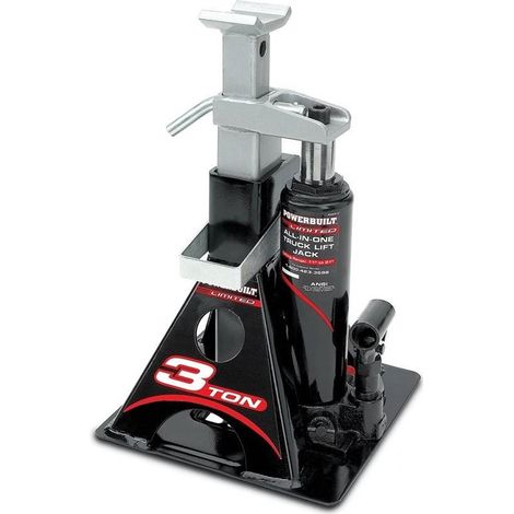 Chandelle hydraulique Cric Bouteille 3T IDEAL POUR CAMPING-CAR - CARAVANE (1/3)