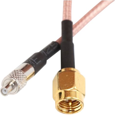 Cavo di collegamento con connettore SMA / presa TS9, 15 cm, RG316 (1/3)
