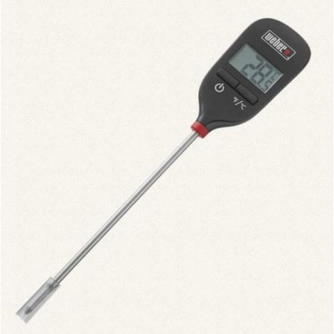 Weber 6750 thermomètre numérique noir précis et compact (1/10)