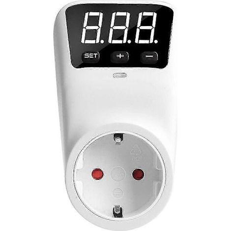 Einstellbare Überspannungsschutzsteckdose (230 V AC) — Überspannungsschutz für Kühlschränke (EU-Stecker) (1/5)