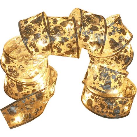 Lampes décoratives en ruban, guirlandes lumineuses à LED pour Noël (1/4)