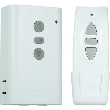 Interrupteur Télécommande sans Fil,Récepteur AC220V 433MHz,Type d'apprentissage Contrôleur,Bidirectionnel 3 clé RF émetteur,Commande à Distance pour Ensemble de Contrôleur de Rideau (1/5)