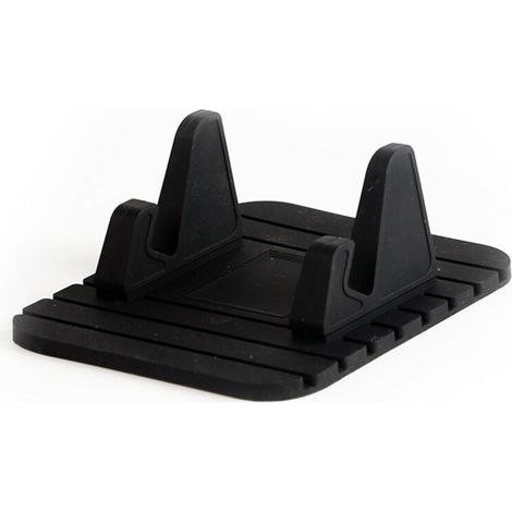 Support Téléphone Voiture Silicone avec Tapis Anti-dérapant Fixation sur Tableau de Bord Compatible avec GPS/GSM Universel: iPhone 14/13/12/11, Samsung Galaxy A/S21 FE, Huawei Nova (1/3)
