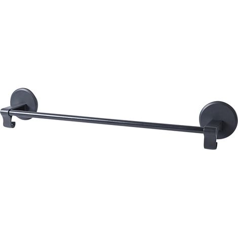 Porte-serviettes Adhésif - Sans Perçage - ABS - 46,5 x 7,5 cm - Pour Salle De Bain Cuisine Buanderie - 1 Pièce (1/2)