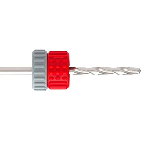 Butées de perçage en plastique (ABS) - Réglables sans outils - pour forets de Ø3 à 12 mm (1/4)