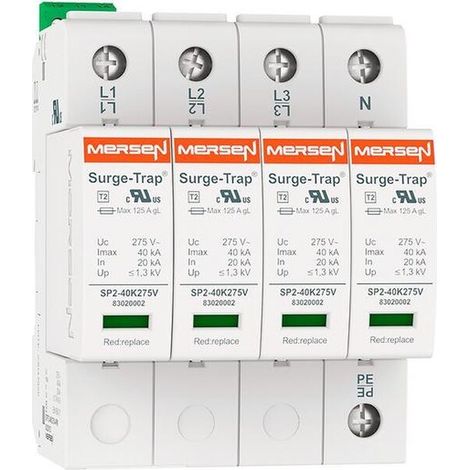 Mersen Ü-ABLEITER T2 275V 4P TNS+FM (STPT2-40K275V-4PM)