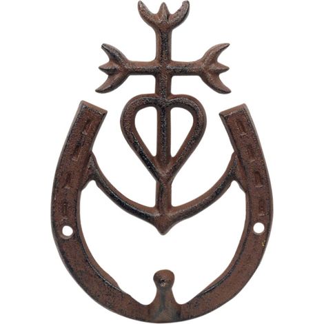 Signes Grimalt Percha Gamarga Jardin Mur de jardin noir Adorno - 18x13x3cm