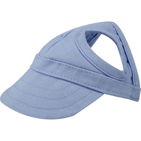 1 Casquette de Baseball, Réglable avec 2 Trous d'oreille, Toile Douce, Protection Solaire, pour Chien Sport Extérieur (1/4)