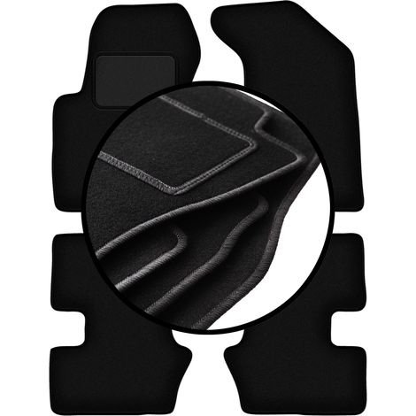 Komplettset Veloursmatten für: Jeep Patriot Offroad (2006-2016)