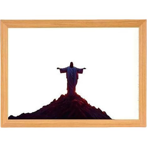 Lampe Jésus - Lampe Jésus 4D Art Mural - Décoration Religieuse Chrétienne (1/5)