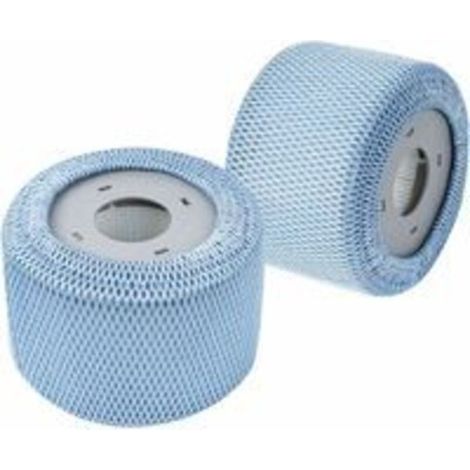Ensemble de 2 filets de protection compatibles avec le filtre de spa Mspa, housse en maille pour filtre de rechange Mspa 90, plissée (1/5)