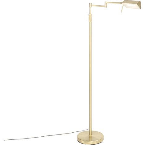 Stehleuchte Messing inkl. LED mit Touchdimmer - Notia