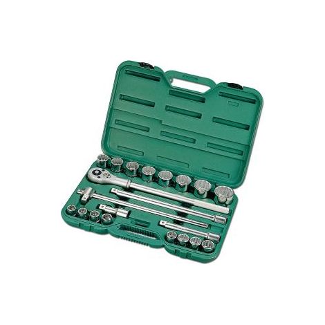 Honiton zestaw kluczy 21 elementów 3/4" nasadki 12-kątne 6221