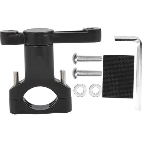 Porte-bidon vélo rotatif en alliage d'aluminium, adaptateur extensible noir pour siège de conversion (1/5)