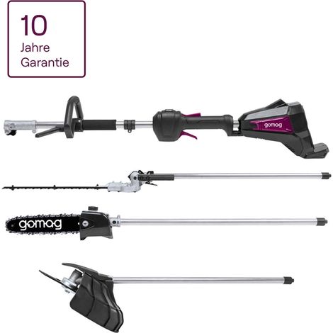 Gomag Akku Multitool GO-GMG400BL 20V Rasentrimmer Heckenschere Astsäge Set (1/5)
