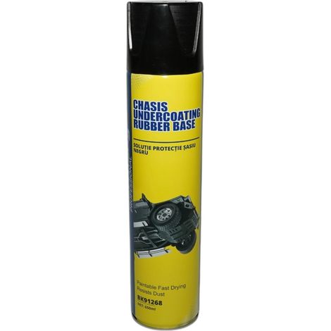 Spray anticorrosivo protezione telaio in gomma nera 650ml Breckner Germany (1/4)
