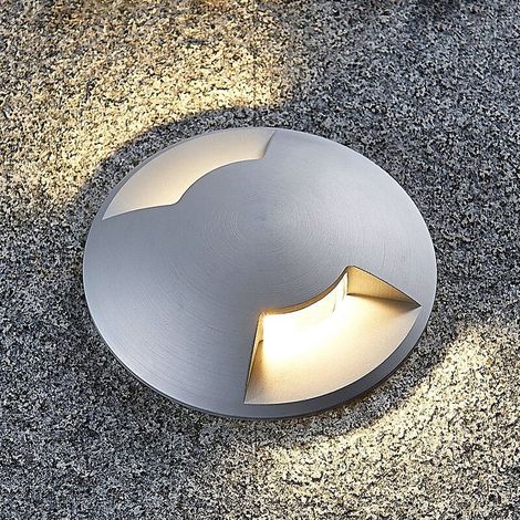 [GEBRAUCHT] B-Ware Lucande Bodeneinbauleuchte Bartosz Aluminium Wegeleuchte Garten-Sockelleuch91 (1/2)