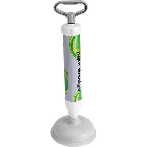 Ventouse de toilette manuelle - vert olive - outil de nettoyage d'évier (1/5)
