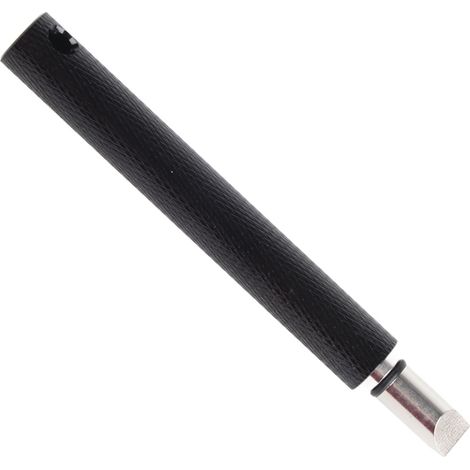 Aiguiseur de rainures de golf en acier inoxydable 11 cm, outil de regravure en V pour clubs (Noir) (1/5)