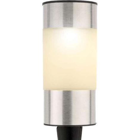 LAMPADA SOLARE 1 LED A LUCE CALDA D.7XH14CM IN ACC (1/4)