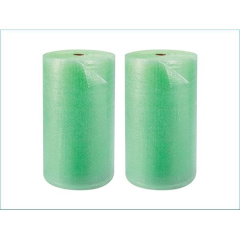 Lot de 2 Film bulles 50% recyclé 45µ 100 cm X 100 M