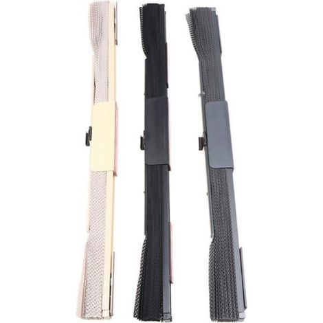 Rideau de fenêtre latérale rétractable pour voiture et camion, pare-soleil pour store, 2019 black (1/4)