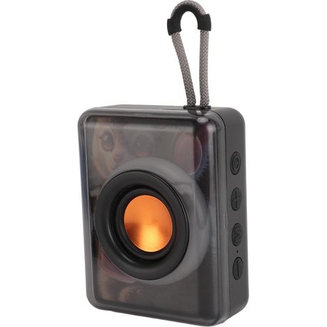 Enceinte Bluetooth portable avec son HD, éclairage RGB multicolore, étanche, micro intégré, idéale pour les fêtes, le camping, la douche et les voyages. (1/5)