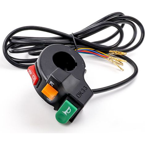 Commutateur multifonction pour véhicule électrique (klaxon, phares, clignotants), bouton trois-en-un, ensemble trois-en-un pour véhicule électrique