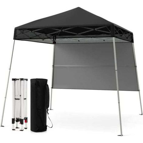210 x 210 cm tonnelle pliante pop-up, 3 hauteurs réglables, abri extérieur pour jardin, camping et événements (1/5)