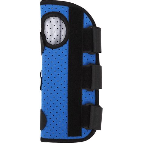 Attelle de poignet droite ajustable avec attelle pour entorse - Support carpien ergonomique taille moyenne (1/5)