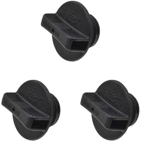 Ensemble de bouchon de remplissage d'huile moteur 3X pour Mitsubishi ASX Delica D:5 Eclipse Cross Pajero Nativa L200 Mirage Outlander 1250A010 (1/5)