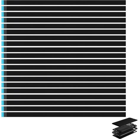 20 Pièces Ruban Adhésif Easy Pull Écran LCD 200 x 8 x 0,5 mm, Double Face Extensible à Retirer, Bande de Réparation Écran pour Ordinateur Portable LED (1/5)